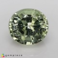 Natural Amblygonite 2.14 Carats Yellow Green Oval 8x7 mm Loose Gemstone - Image 3