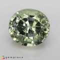 Natural Amblygonite 2.14 Carats Yellow Green Oval 8x7 mm Loose Gemstone - Image 7