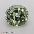 Natural Amblygonite 2.14 Carats Yellow Green Oval 8x7 mm Loose Gemstone - Image 6