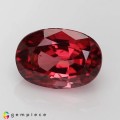 Natural Spinel 1.38 Carats Pinkish Red Oval 8x5 mm Loose Gemstone - Image 2