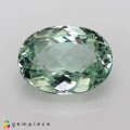 Natural Montebrasite 2.34 Carats Baby Mint Green Oval 10x8 mm Loose Gemstone - Image 1