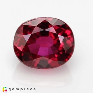 ruby  0.74cts - 5x4mm