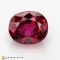 ruby  0.74cts - 5x4mm