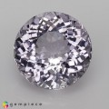 Natural Apatite 6.91 Carats Very Light Ash Purple Round 12x8 mm Loose Gemstone - Image 1