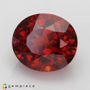 hessonite garnet  5cts - 10x9mm hessonite garnet  5cts - 10x9mm