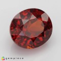 Natural Hessonite garnet 5 Carats Cinnamon Red Oval 10x9 mm Loose Gemstone - Image 5