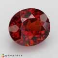 Natural Hessonite garnet 5 Carats Cinnamon Red Oval 10x9 mm Loose Gemstone - Image 6