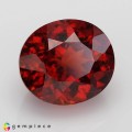 Natural Hessonite garnet 5 Carats Cinnamon Red Oval 10x9 mm Loose Gemstone - Image 7