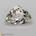 Natural Montebrasite 2.42 Carats Half White Trilliant  12x8 mm Loose Gemstone - Image 1