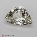 Natural Montebrasite 2.42 Carats Half White Trilliant  12x8 mm Loose Gemstone - Image 2