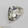 Natural Montebrasite 2.42 Carats Half White Trilliant  12x8 mm Loose Gemstone - Image 5