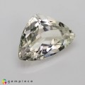 Natural Montebrasite 2.42 Carats Half White Trilliant  12x8 mm Loose Gemstone - Image 6