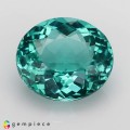 Natural Apatite 2.84 Carats Paraiba Blue Green Oval 10x8 mm Loose Gemstone - Image 1