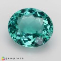 Natural Apatite 2.84 Carats Paraiba Blue Green Oval 10x8 mm Loose Gemstone - Image 3