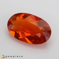 Natural Fire opal 1.97 Carats Tangy Orange Oval 12x8 mm Loose Gemstone - Image 3