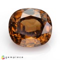 Natural Zircon 4.88 Carats Honey Brown Cushion 10x9 mm Loose Gemstone - Image 1