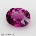 Natural Rhodolite garnet 1.79 Carats Purple Oval 8x6 mm Loose Gemstone - Image 2