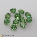 Natural Demantoid garnet 3.45 Carats Green Round 4x3 mm Loose Gemstone - Image 2
