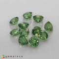 Natural Demantoid garnet 3.45 Carats Green Round 4x3 mm Loose Gemstone - Image 4