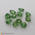 Natural Demantoid garnet 3.45 Carats Green Round 4x3 mm Loose Gemstone - Image 5