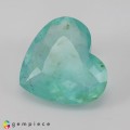 Natural Opal 12.10 Carats Paraiba Blue Green Heart  20x18 mm Loose Gemstone - Image 3