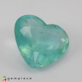 Natural Opal 12.10 Carats Paraiba Blue Green Heart  20x18 mm Loose Gemstone - Image 2