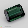 Natural Tourmaline 3.50 Carats Teal Green Emerald Cut 10x7 mm Loose Gemstone - Image 4