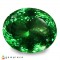 Tsavorite garnet  144.45cts - 35x30mm