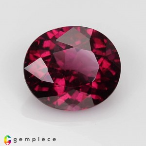 rhodolite garnet  4.32cts - 11x9mm rhodolite garnet  4.32cts - 11x9mm