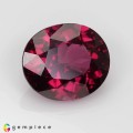 Natural Rhodolite garnet 4.32 Carats Purplish Pink Oval 11x9 mm Loose Gemstone - Image 7