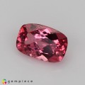 Natural Spinel 0.62 Carats Crimson Pink Cushion 6x4 mm Loose Gemstone - Image 3
