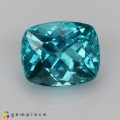 Natural Apatite 1.92 Carats Paraiba Blue Green Cushion 8x6 mm Loose Gemstone - Image 1