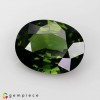 Natural Zircon 2.91 Carats Hunter Green Oval 11x8 mm Loose Gemstone - Image 3