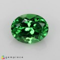 Natural Tsavorite garnet 0.46 Carats Chrome Green Oval 5x4 mm Loose Gemstone - Image 1