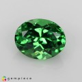 Natural Tsavorite garnet 0.46 Carats Chrome Green Oval 5x4 mm Loose Gemstone - Image 2