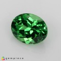 Natural Tsavorite garnet 0.46 Carats Chrome Green Oval 5x4 mm Loose Gemstone - Image 3