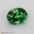 Natural Tsavorite garnet 0.46 Carats Chrome Green Oval 5x4 mm Loose Gemstone - Image 7