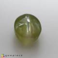 Natural Chrysoberyl cats eye 2.45 Carats Yellowish Green Oval Cabochon 8x6 mm Loose Gemstone - Image 2