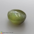 Natural Chrysoberyl cats eye 2.45 Carats Yellowish Green Oval Cabochon 8x6 mm Loose Gemstone - Image 7