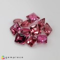 Natural Tourmaline 8.30 Carats Sweet Pink Square Buff Top 5x3 mm Loose Gemstone - Image 1