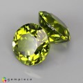 Natural Peridot 8.31 Carats Green Round 10x7 mm Loose Gemstone - Image 3