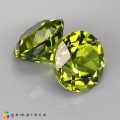 Natural Peridot 8.31 Carats Green Round 10x7 mm Loose Gemstone - Image 4