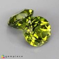 Natural Peridot 8.31 Carats Green Round 10x7 mm Loose Gemstone - Image 5