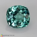 Natural Apatite 2.18 Carats Paraiba Green Antique Cushion 8x5 mm Loose Gemstone - Image 1