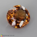 Natural Zircon 5.95 Carats Orange Yellow  Oval 11x10 mm Loose Gemstone - Image 4