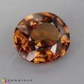 Natural Zircon 5.95 Carats Orange Yellow  Oval 11x10 mm Loose Gemstone - Image 5
