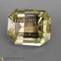 Natural Tourmaline 4.46 Carats Mellow Yellow Emerald Checker 11x9 mm Loose Gemstone - Image 3