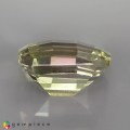 Natural Tourmaline 4.46 Carats Mellow Yellow Emerald Checker 11x9 mm Loose Gemstone - Image 4