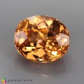 Natural Spessartite garnet 1 Carats Fanta Orange Oval 6x5 mm Loose Gemstone - Image 3