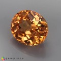 Natural Spessartite garnet 1 Carats Fanta Orange Oval 6x5 mm Loose Gemstone - Image 2